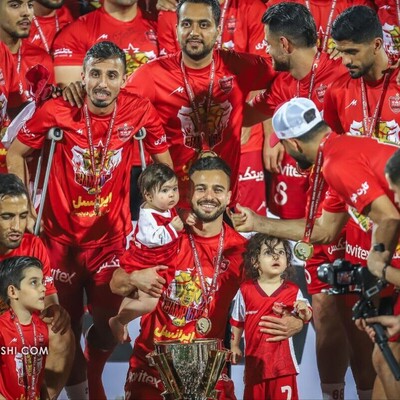 حضور حسین ماهینی و محسن مسلمان در جشن قهرمانی پرسپولیس +عکس