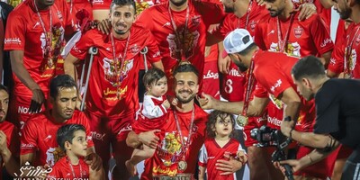 حضور حسین ماهینی و محسن مسلمان در جشن قهرمانی پرسپولیس +عکس