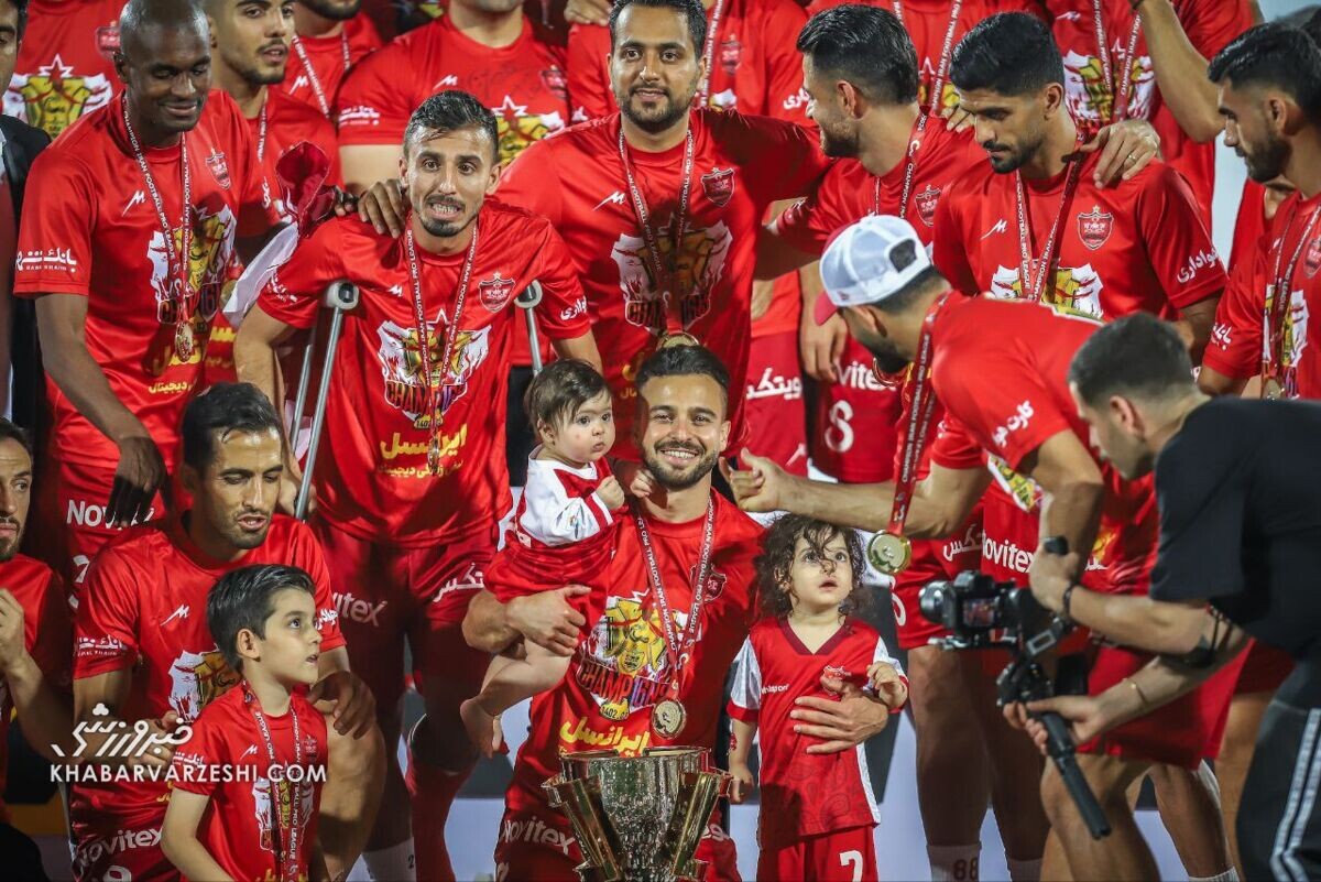 حضور حسین ماهینی و محسن مسلمان در جشن قهرمانی پرسپولیس +عکس