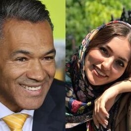 خوشگذرانی مورایس با شیدا مقصودلو در میدان نقش جهان با همراهی آهنگ سنتی ایرانی / حس و حال خوب