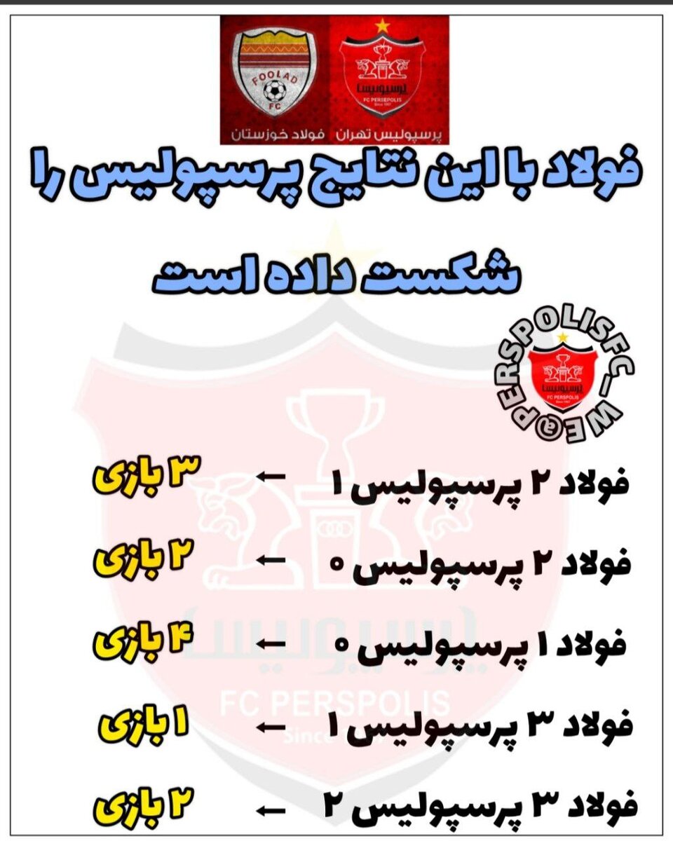 منتیچ بازی های پرسپولیس و فولاد